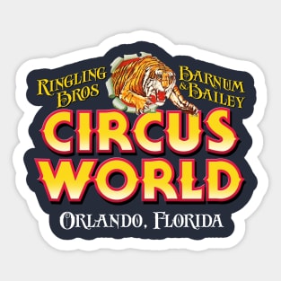 Circus World Sticker